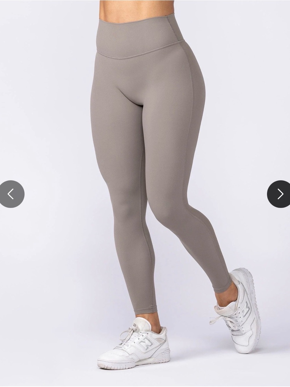 High-Rise Sculpting Leggings in Taupe